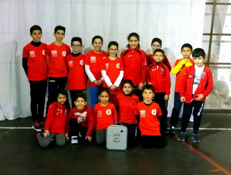 I giovanissimi atleti dell'Olimpia 