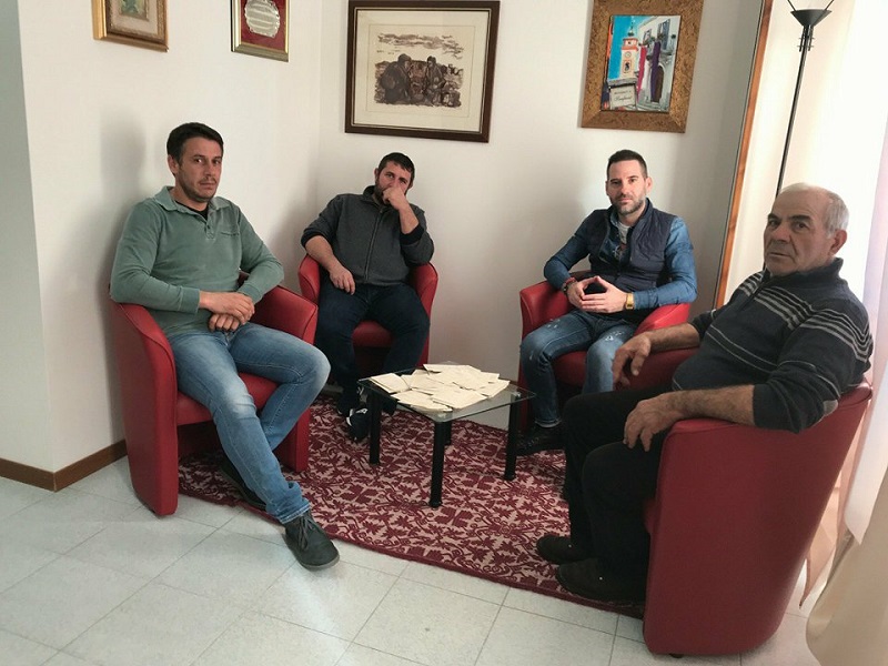 La delegazione di Silanus incontra il Sindaco Arca